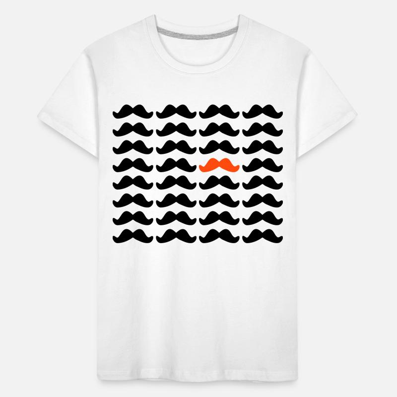 Mustache Moustache "Be Different" 2c T-shirt bio Premium Enfant