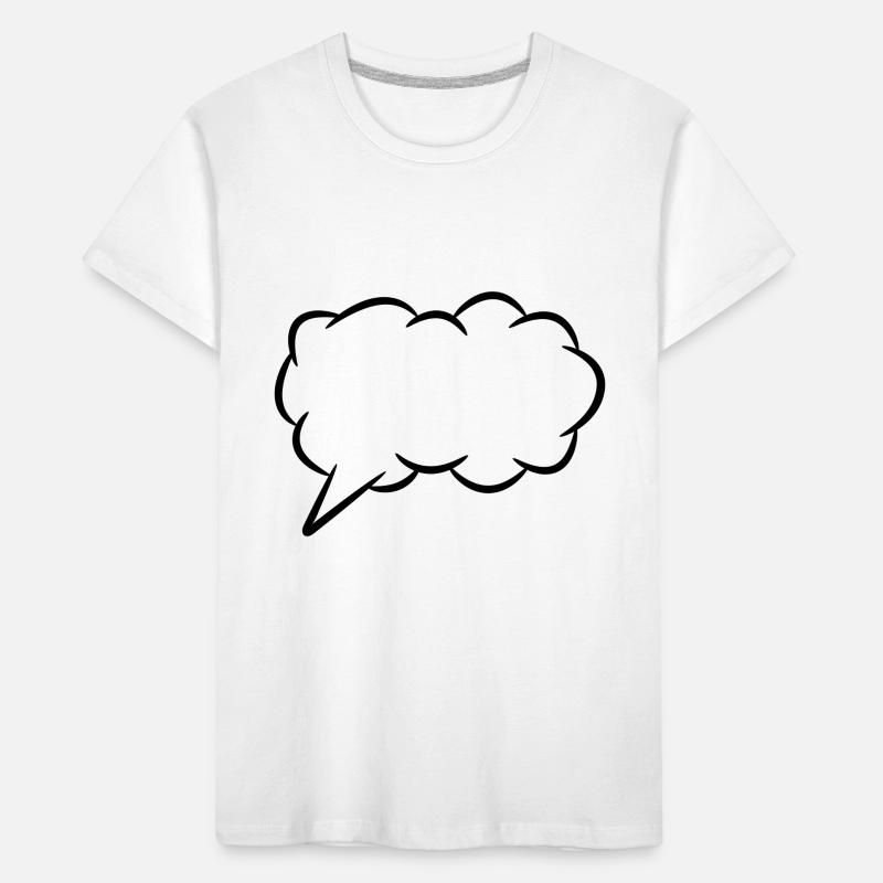 Speech bubble thought bubble Kids' Premium Organic T-Shirt