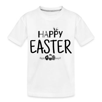 Joyeuses Pâques - T-shirt bio Premium Enfant - blanc - Devant
