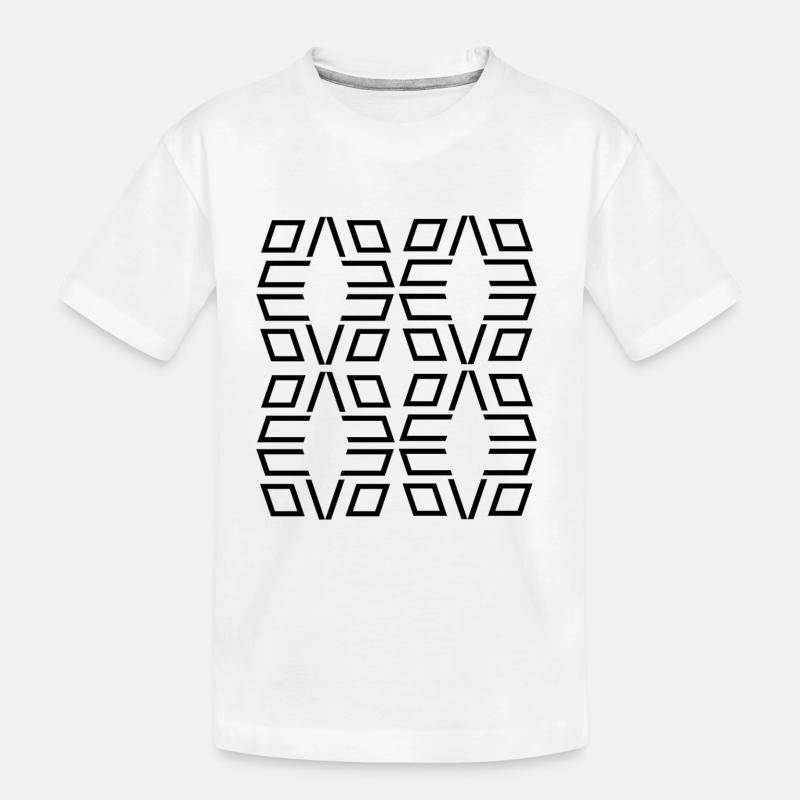Einzigartige Form - Kinder Premium Bio T-Shirt - Weiß