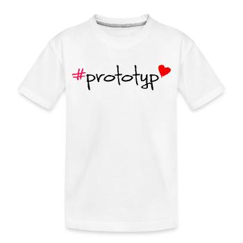 Hashtag prototype Inscription T-shirt - T-shirt bio Premium Enfant - blanc - Devant