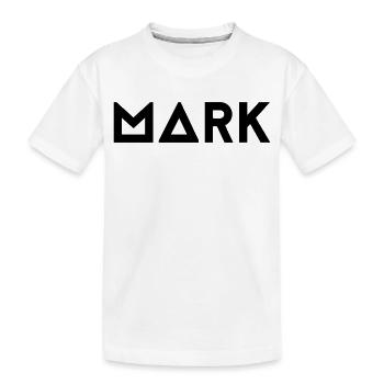 Vorname Mark - Kinder Premium Bio T-Shirt - Weiß - Vorne