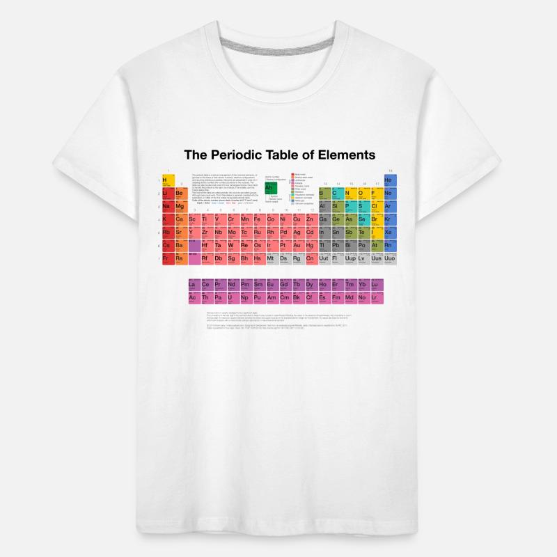 Periodensystem der Elemente (PSE) Kinder Premium Bio T-Shirt