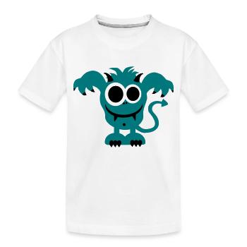 Monstre - T-shirt bio Premium Enfant - blanc - Devant