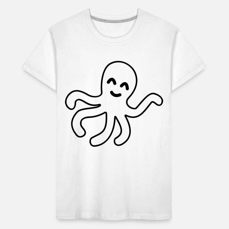 squid giant octopus octopus octopus squid sepia fish Kids' Premium Organic T-Shirt