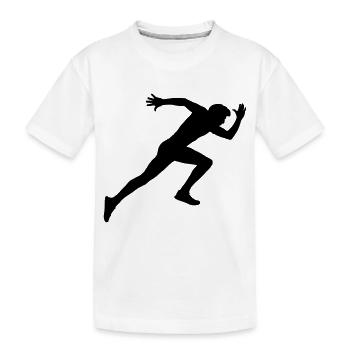 hurry up - Kids' Premium Organic T-Shirt - white - Front