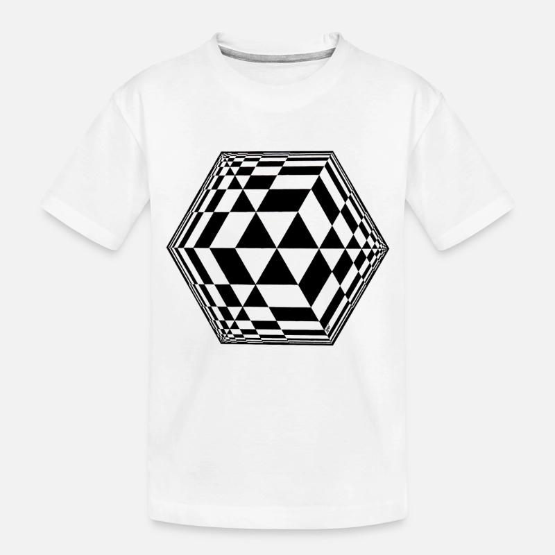 cube - T-shirt bio Premium Enfant - blanc