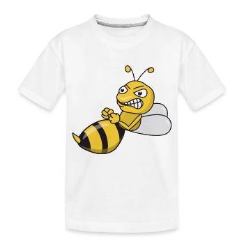 Drôle d'abeilles frelons insectes - T-shirt bio Premium Enfant - blanc - Devant