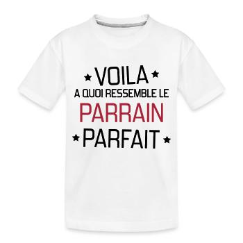Patin / Pate / Patentochter / Patensohn - Kinder Premium Bio T-Shirt - Weiß - Vorne