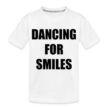 dancing for smiles - T-shirt bio Premium Enfant - blanc - Devant