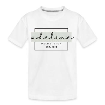 Adeline Style - T-shirt bio Premium Enfant - blanc - Devant
