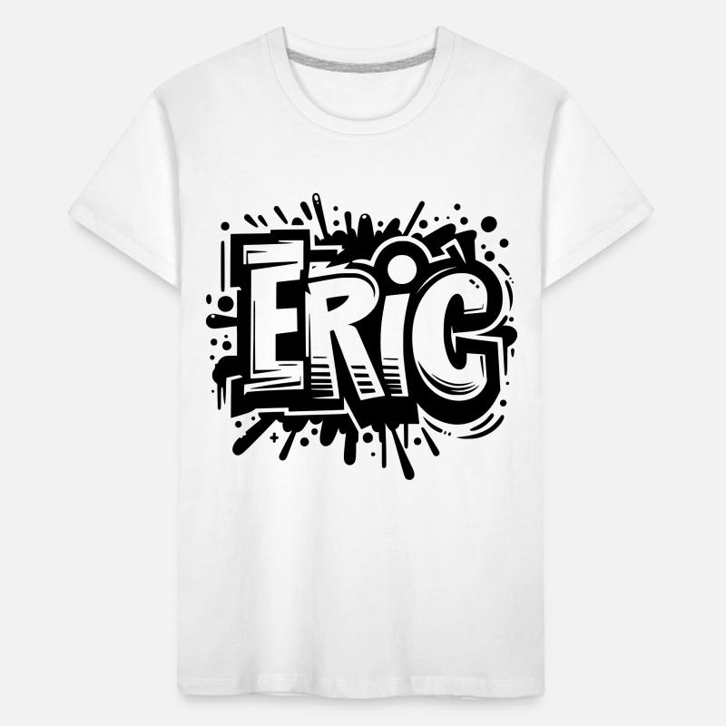 Eric Nom Prénom Graffiti T-shirt bio Premium Enfant
