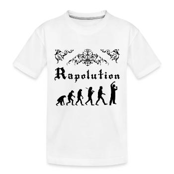 Rap Evolution - T-shirt bio Premium Enfant - blanc - Devant