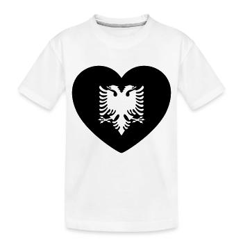 Albanie - T-shirt bio Premium Enfant - blanc - Devant
