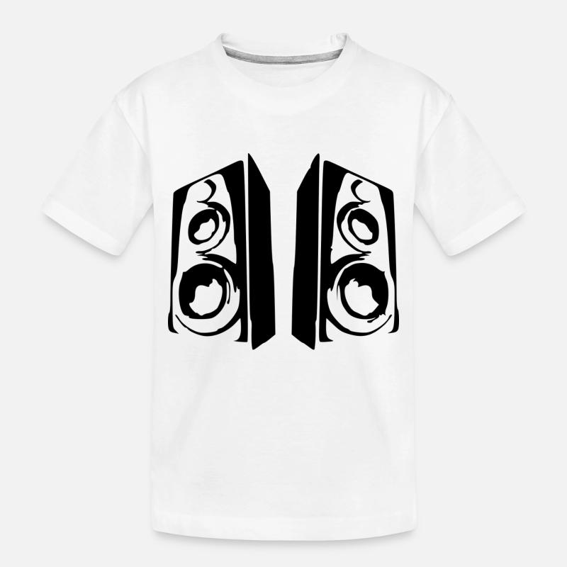 système de son juke-box - T-shirt bio Premium Enfant - blanc