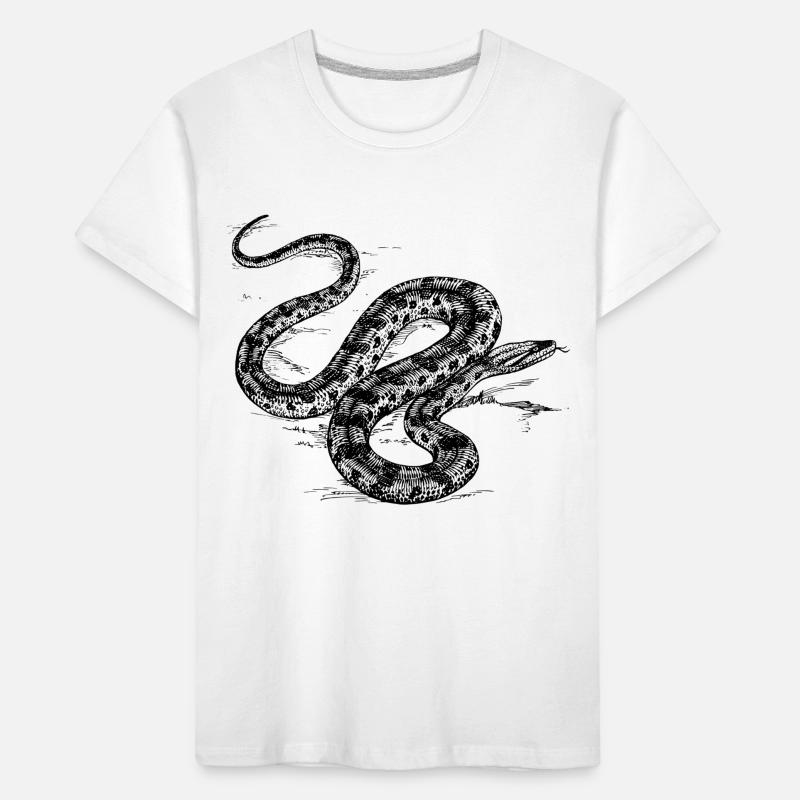 Grey Snake Kids' Premium Organic T-Shirt