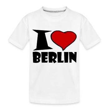 J'adore berlin - T-shirt bio Premium Enfant - blanc - Devant