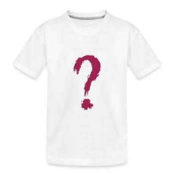 Point d'interrogation - T-shirt bio Premium Enfant - blanc - Devant