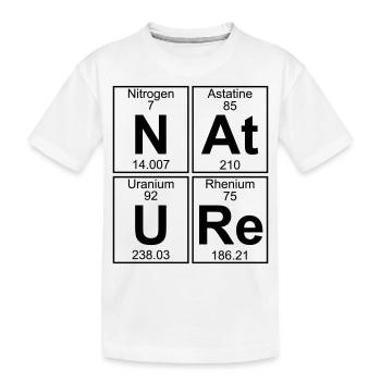 N-At-U-Re (nature) - Full - T-shirt bio Premium Enfant - blanc - Devant