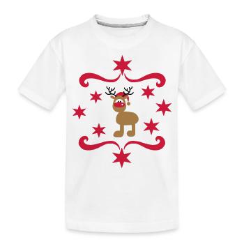 Jour de Noël - T-shirt bio Premium Enfant - blanc - Devant