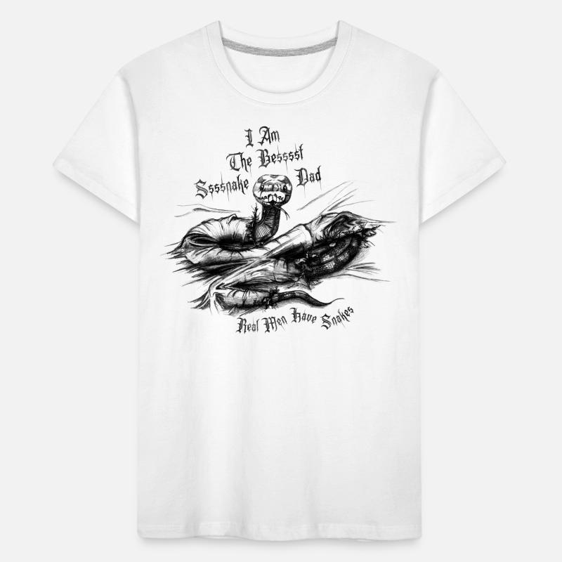 Serpent - Serpent - Boule Python - Meilleur papa serpent T-shirt bio Premium Enfant