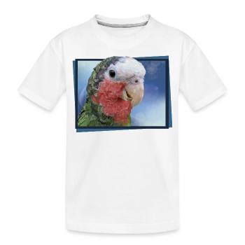 The Cuban Amazon - Kids' Premium Organic T-Shirt - white - Front