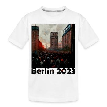 Le nouveau Mitte 25 de Berlin - T-shirt bio Premium Enfant - blanc - Devant