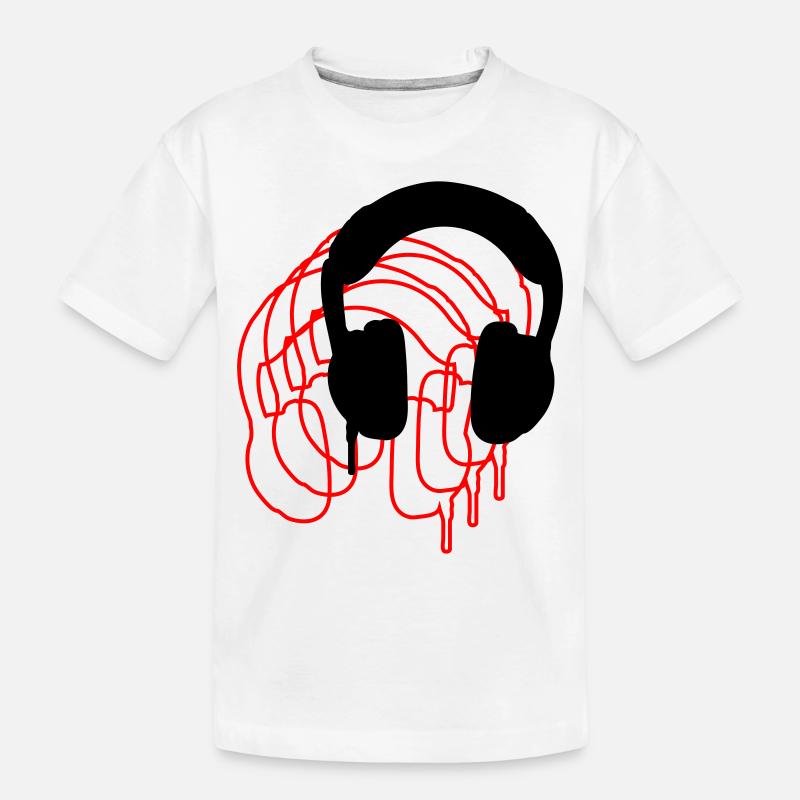 Casque - T-shirt bio Premium Enfant - blanc
