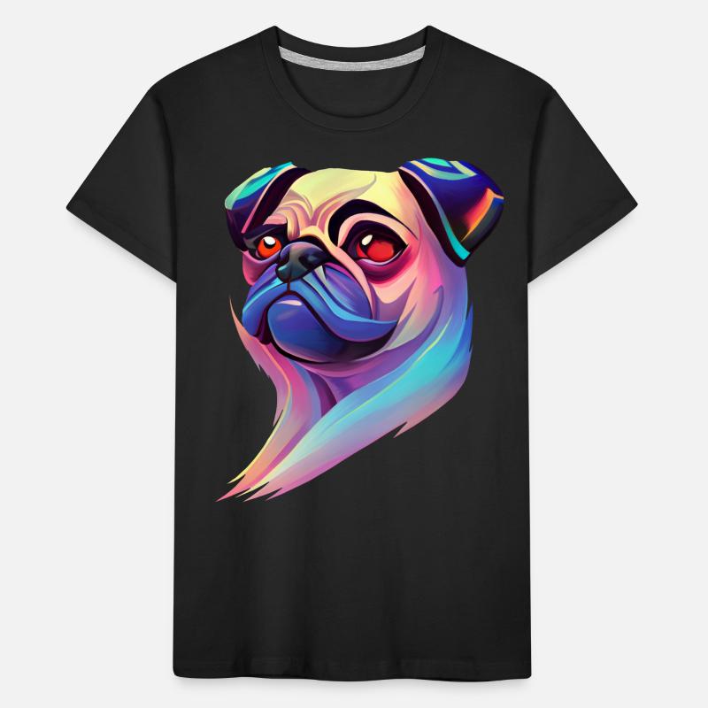 Mops Kinder Premium Bio T-Shirt