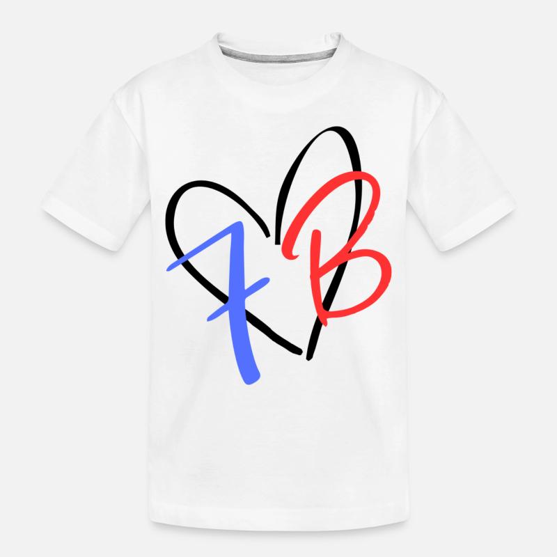 7B - Kinder Premium Bio T-Shirt - Weiß