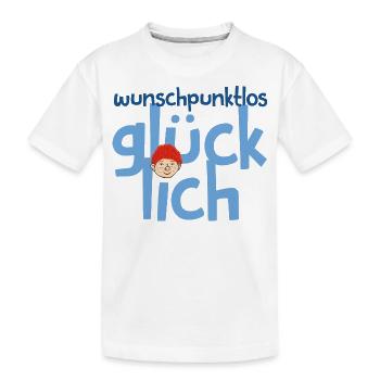Le Grumeau Wunschpunktlos Glücklich - T-shirt bio Premium Enfant - blanc - Devant