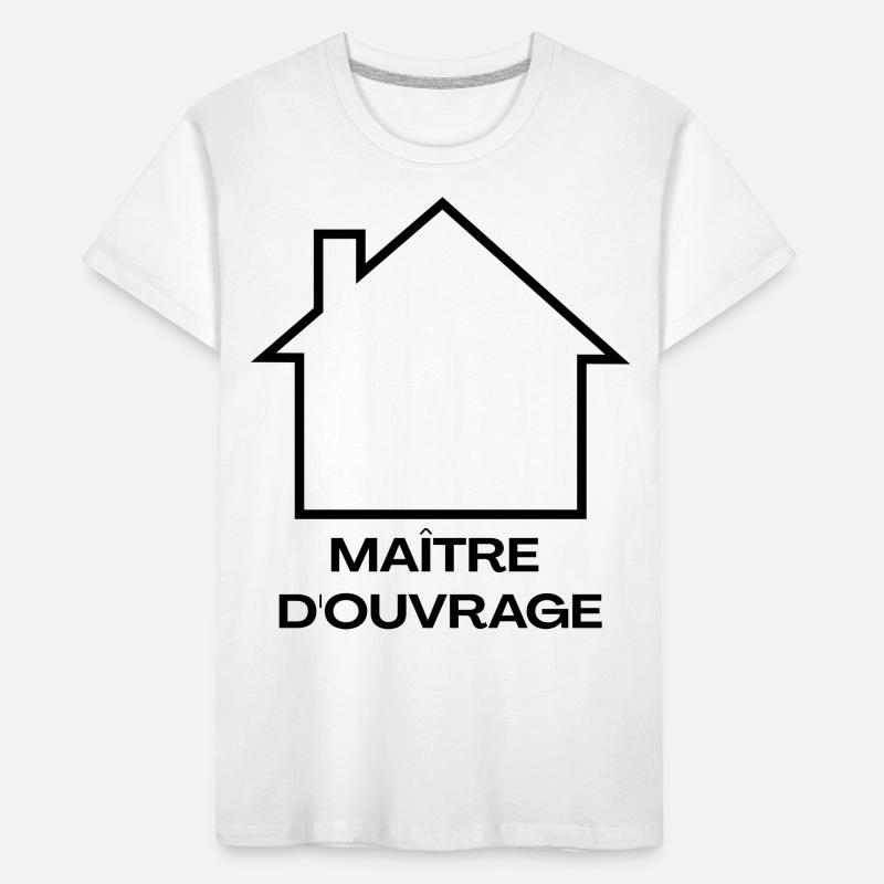 Maître d'ouvrage Maison T-shirt bio Premium Enfant