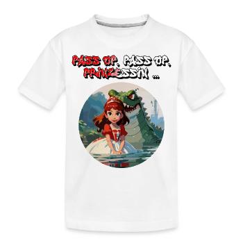 Pass op Prinzessin! - Shirt Köln Karneval - Kinder Premium Bio T-Shirt - Weiß - Vorne