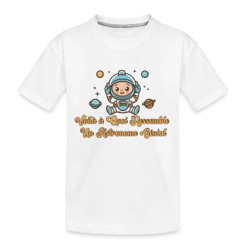 Voilà à quoi ressemble un astronome génial - T-shirt bio Premium Enfant - blanc - Devant