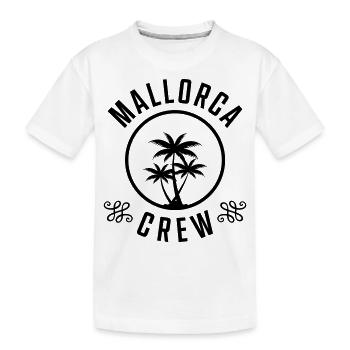 mallorca crew - Kinder Premium Bio T-Shirt - Weiß - Vorne