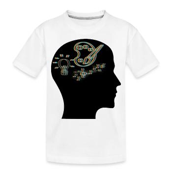 Kreative Fusion - Kunst - ApriNoeScor - Kinder Premium Bio T-Shirt - Weiß - Vorne
