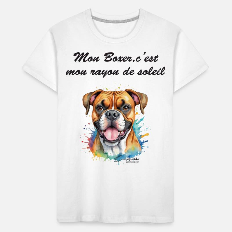 Boxer rayon de soleil T-shirt bio Premium Enfant