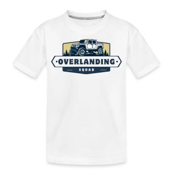 4x4 Overlanding Squad - T-shirt bio Premium Enfant - blanc - Devant