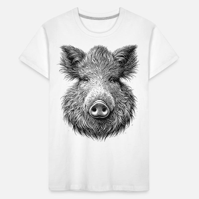 Wild boar Kids' Premium Organic T-Shirt