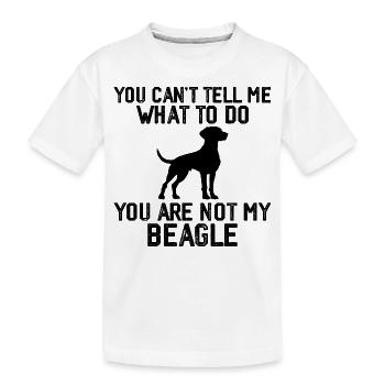 Funny Beagle Men Women Hound Beagle Dog Lovers - T-shirt bio Premium Enfant - blanc - Devant