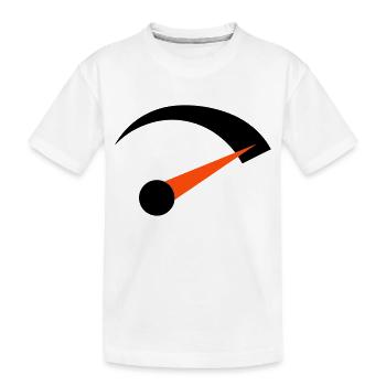 gas_geben - Kinder Premium Bio T-Shirt - Weiß - Vorne