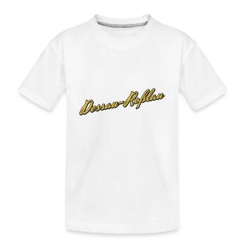 Dessau-Roßlau - Kinder Premium Bio T-Shirt - Weiß - Vorne