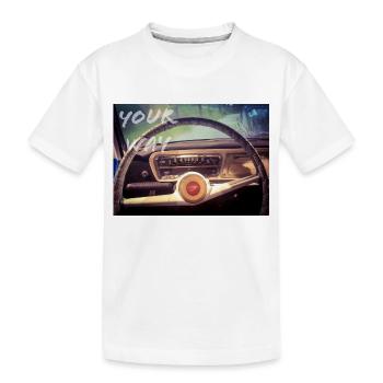 Folge deinem Weg - Kinder Premium Bio T-Shirt - Weiß - Vorne