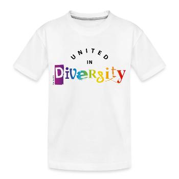 diversity / diversity 2 - Kids' Premium Organic T-Shirt - white - Front