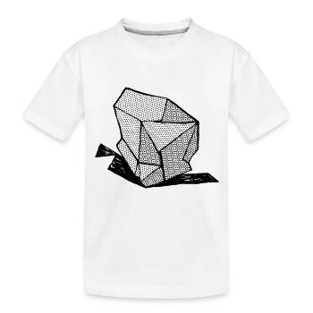 ROCK No 1 bw - Kids' Premium Organic T-Shirt - white - Front
