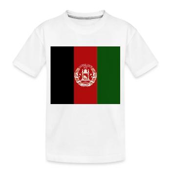 Afghanistan - Kinder Premium Bio T-Shirt - Weiß - Vorne