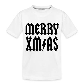 Kerstmis - Kids' Premium Organic T-Shirt - white - Front
