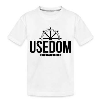 Usedom - Kinder Premium Bio T-Shirt - Weiß - Vorne