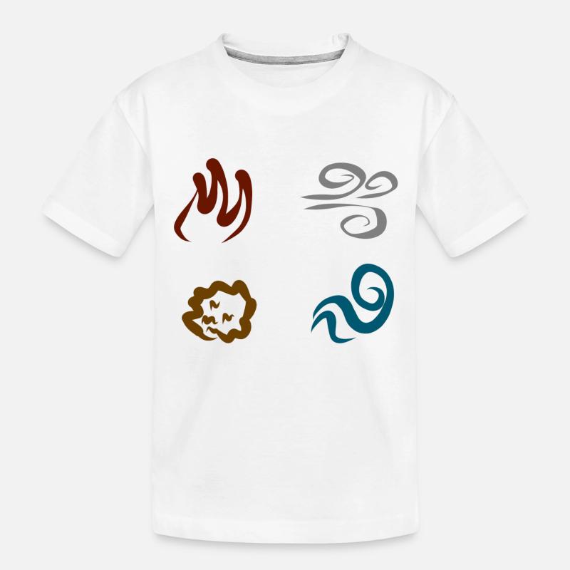 Quatre éléments - T-shirt bio Premium Enfant - blanc