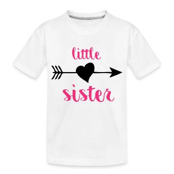 Little Sister - T-shirt bio Premium Enfant - blanc - Devant